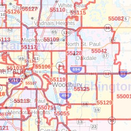 Cottage Grove Mn Zip Code Map