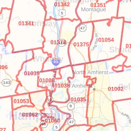 Zip code for amherst